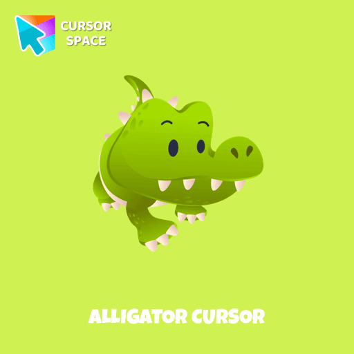 Alligator cursor pointer cursor