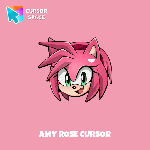 Amy Rose cursor arrow cursor