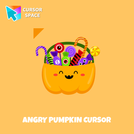 Angry Pumpkin cursor pointer cursor