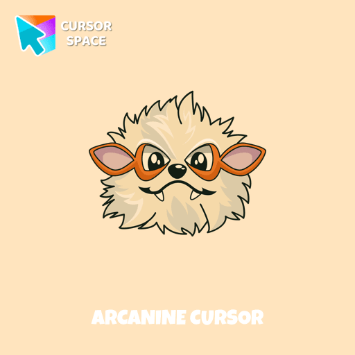 Arcanine cursor arrow cursor