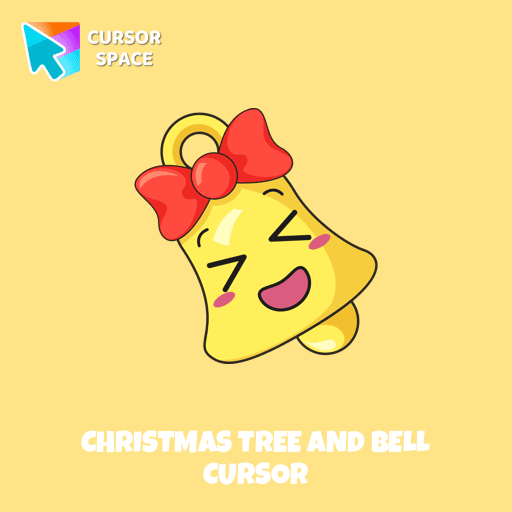 Christmas Tree and Bell cursor pointer cursor
