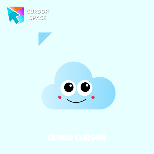 Cloud cursor arrow cursor