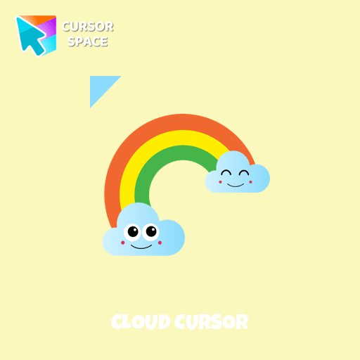 Cloud cursor pointer cursor