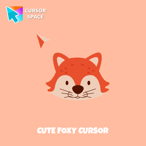 Cute Foxy cursor arrow cursor