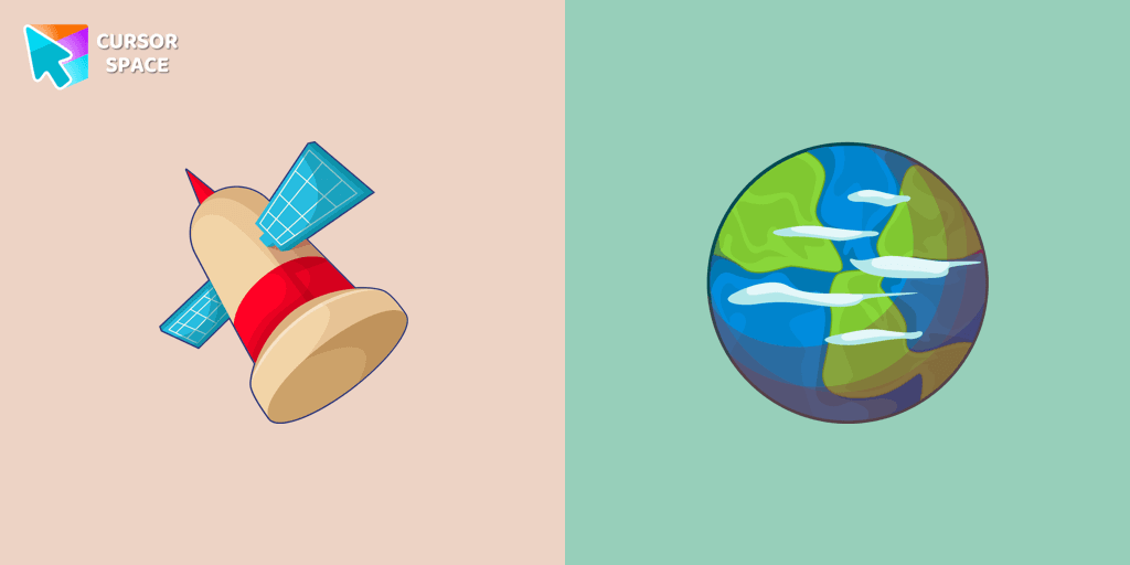 Earth Planet cursor
