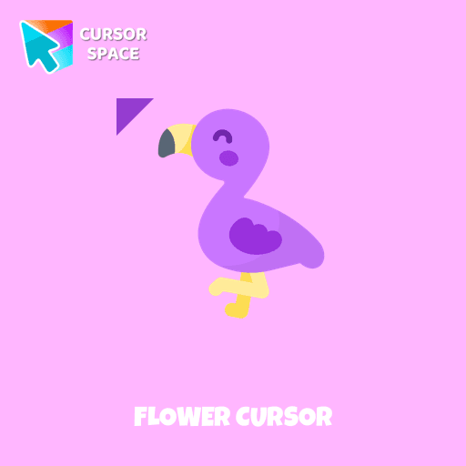 Flower cursor pointer cursor