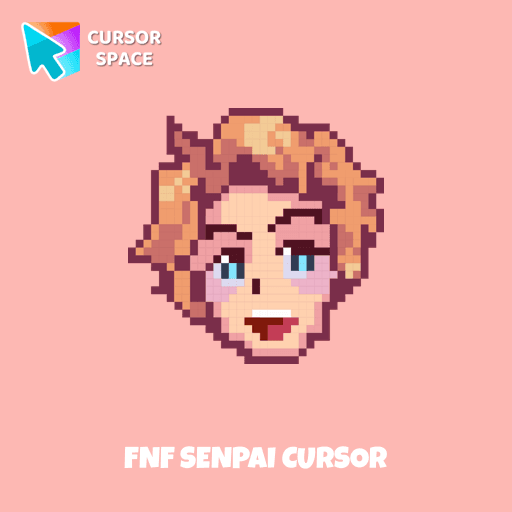 FNF Senpai cursor arrow cursor