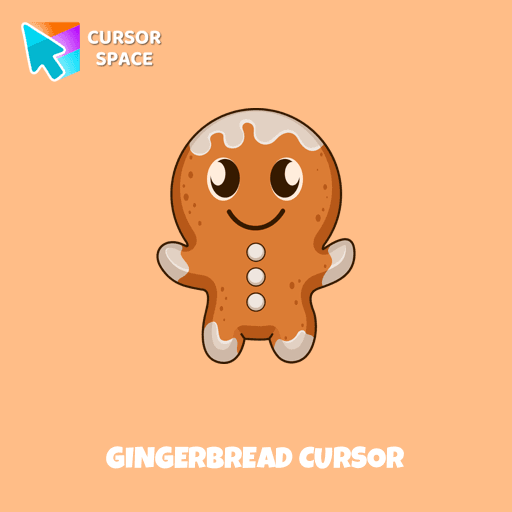 Gingerbread cursor arrow cursor