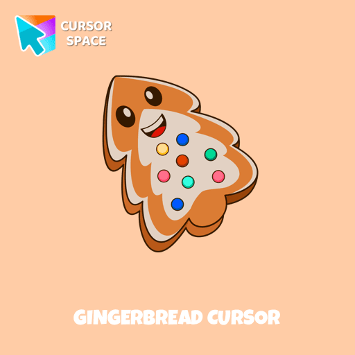 Gingerbread cursor pointer cursor