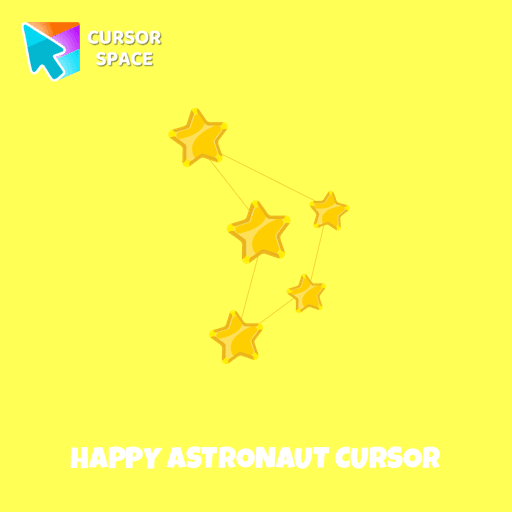 Happy Astronaut cursor pointer cursor