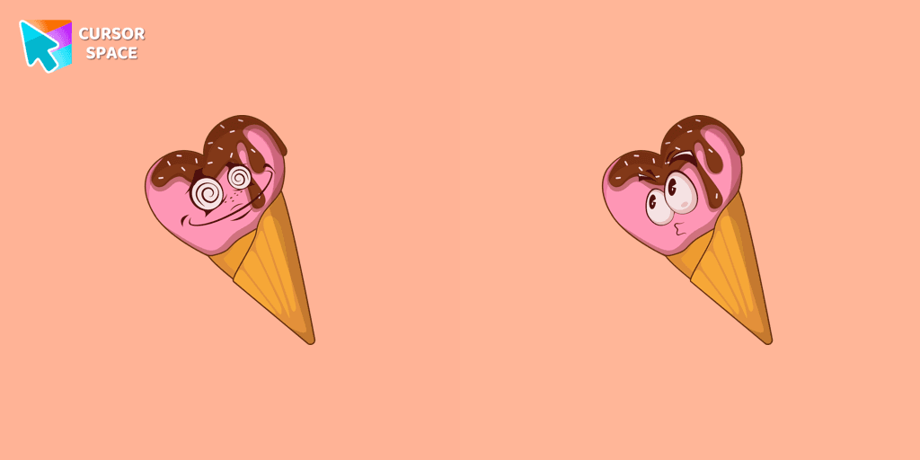 Heart Ice Cream cursor