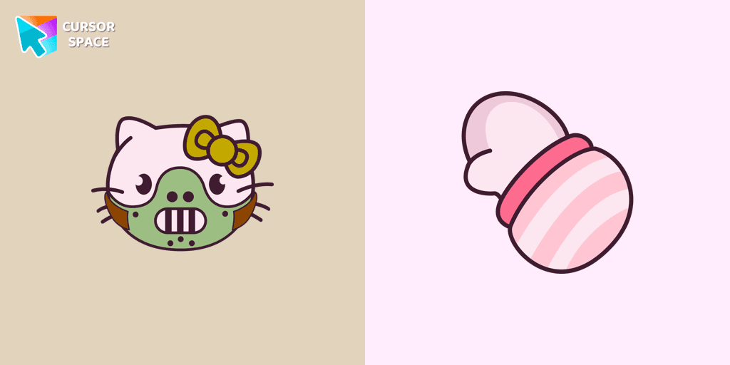 Hello Kitty Hannibal Lecter cursor