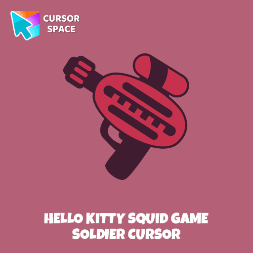 Hello Kitty Squid Game Soldier cursor pointer cursor
