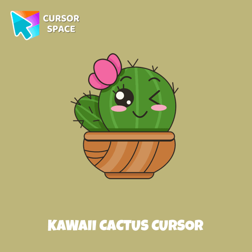 Kawaii Cactus cursor pointer cursor