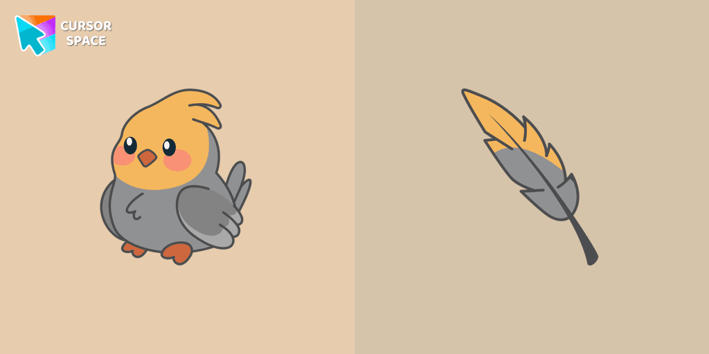 Kawaii Cockatiel cursor