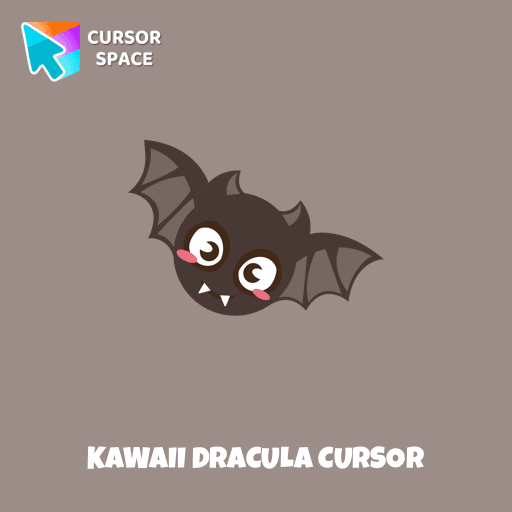 Kawaii Dracula cursor pointer cursor