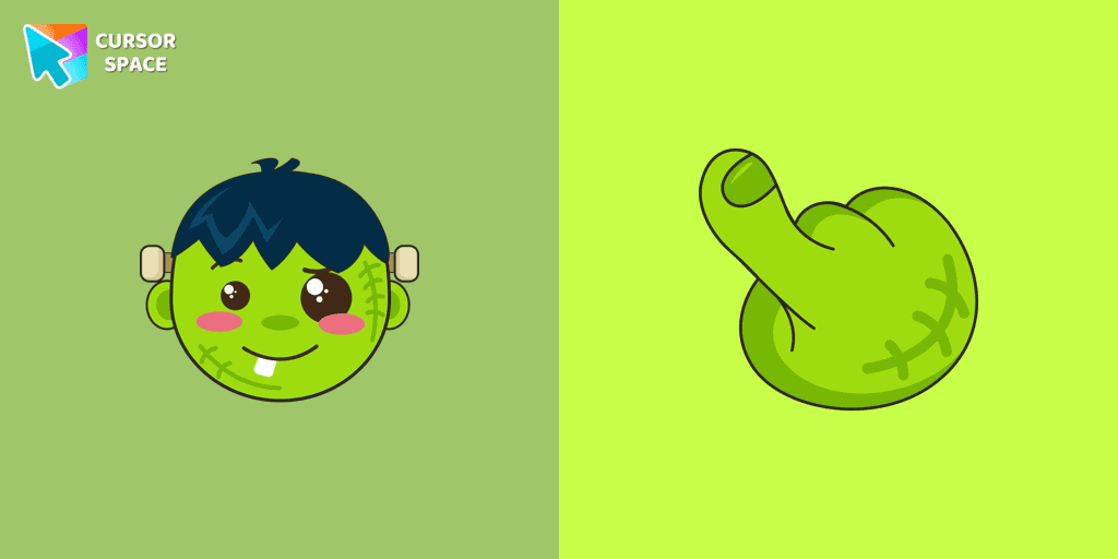 Kawaii Frankenstein cursor