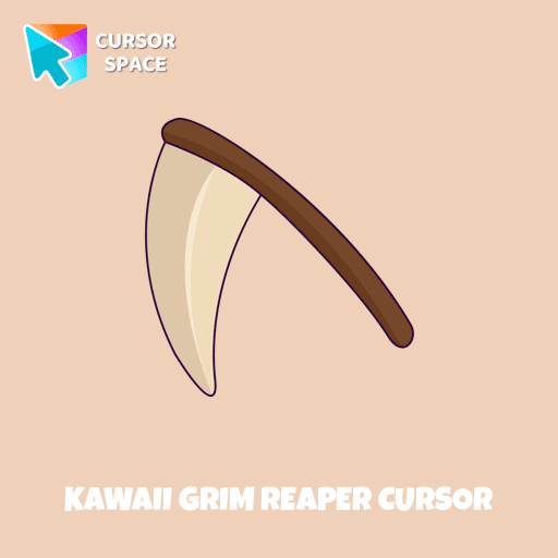 Kawaii Grim Reaper cursor pointer cursor