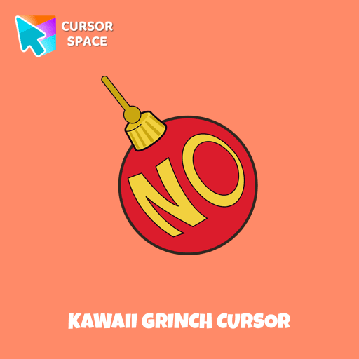 Kawaii Grinch cursor pointer cursor