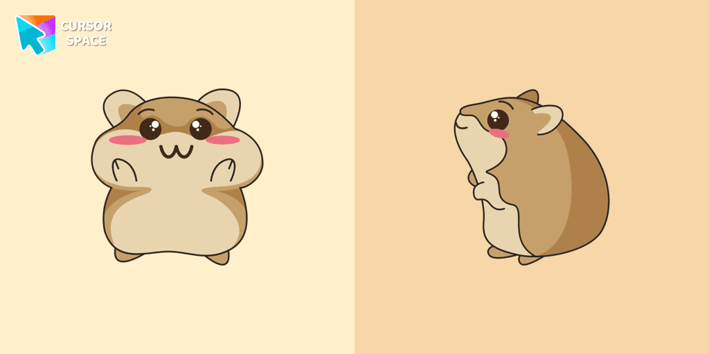 Kawaii Hamster cursor