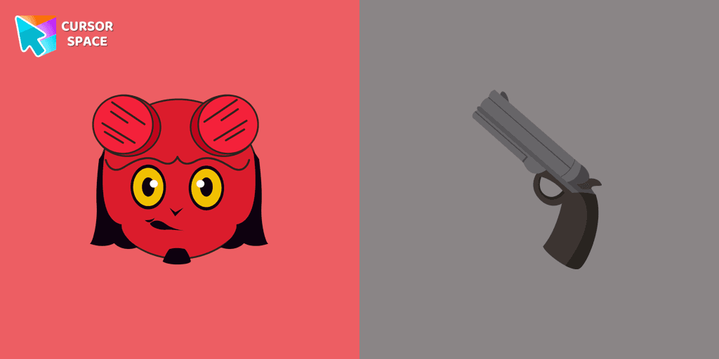Kawaii Hellboy cursor