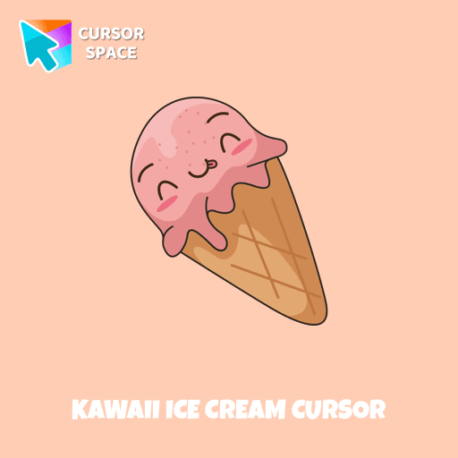 Kawaii Ice Cream cursor pointer cursor