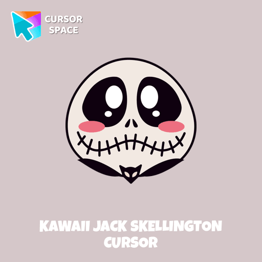 Kawaii Jack Skellington cursor arrow cursor