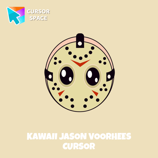 Kawaii Jason Voorhees cursor arrow cursor