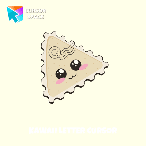 Kawaii Letter cursor arrow cursor
