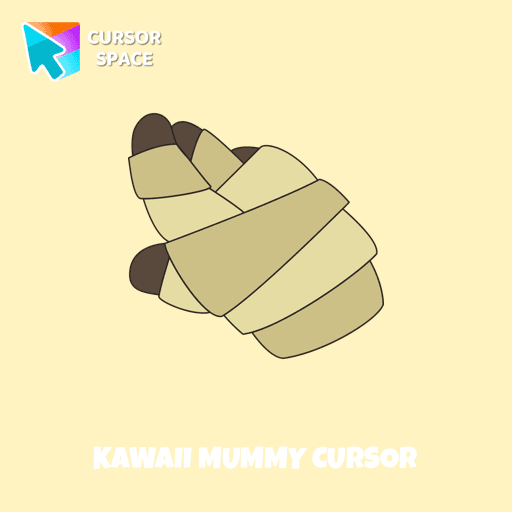 Kawaii Mummy cursor pointer cursor