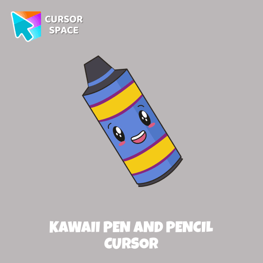 Kawaii Pen and Pencil cursor arrow cursor