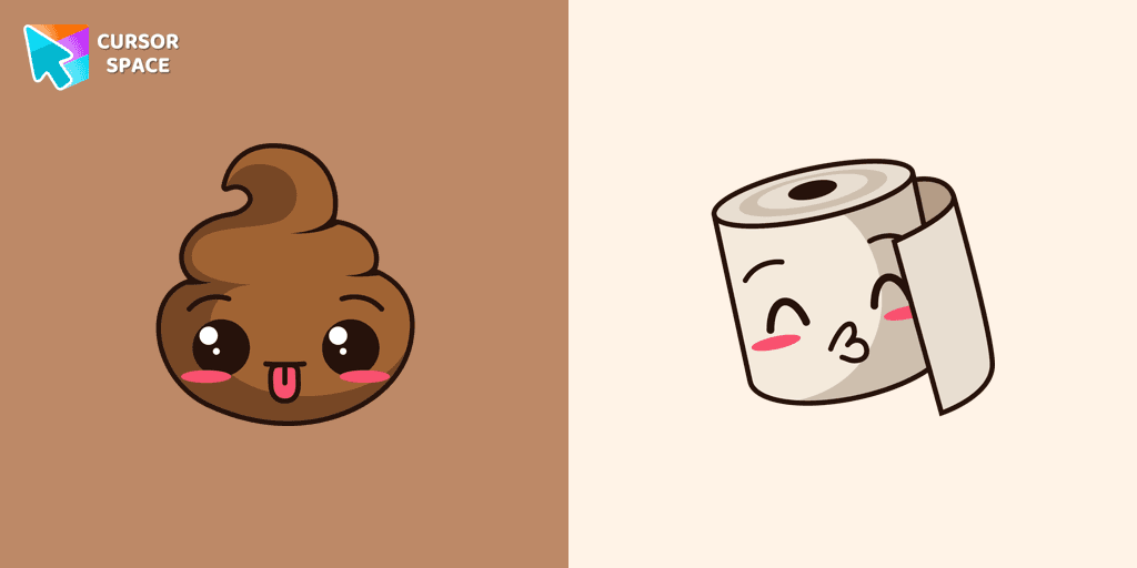 Kawaii Poo cursor