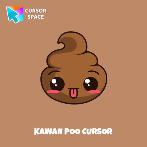 Kawaii Poo cursor arrow cursor