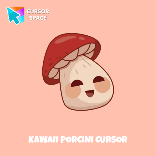 Kawaii Porcini cursor arrow cursor