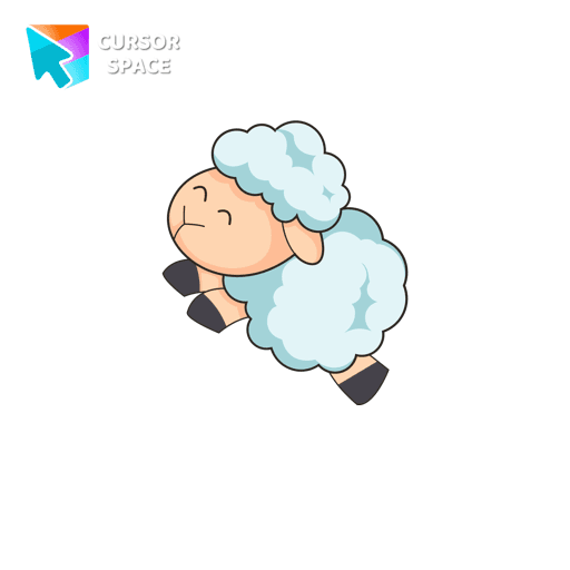 Kawaii Sheep cursor pointer cursor