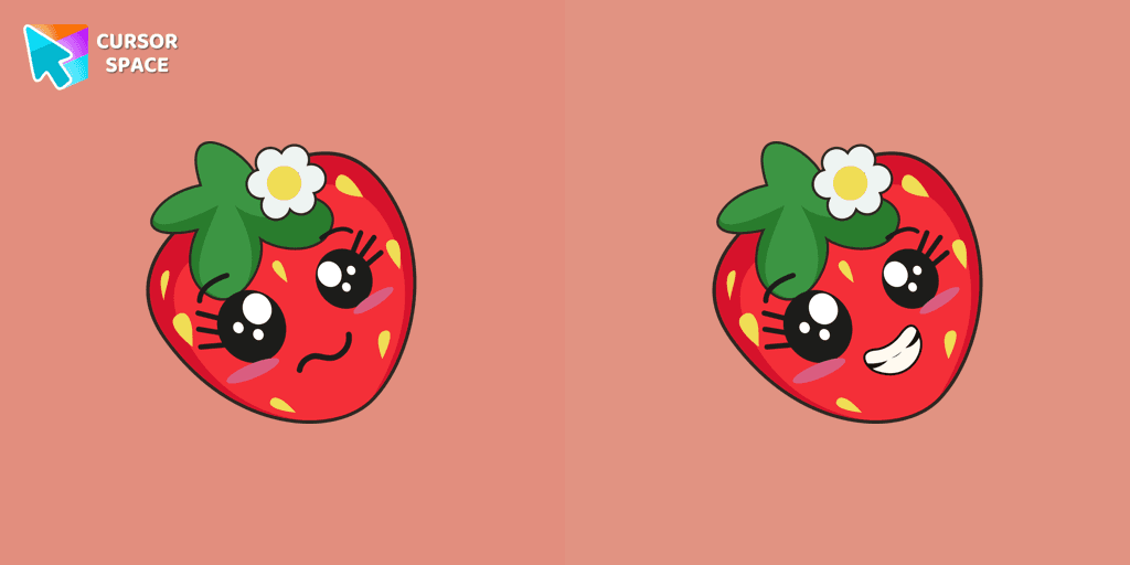 Kawaii Strawberry cursor