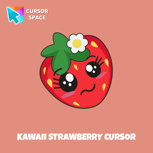 Kawaii Strawberry cursor arrow cursor