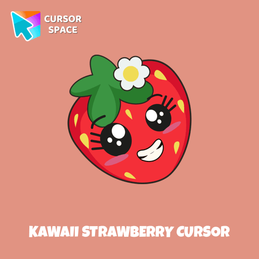 Kawaii Strawberry cursor pointer cursor