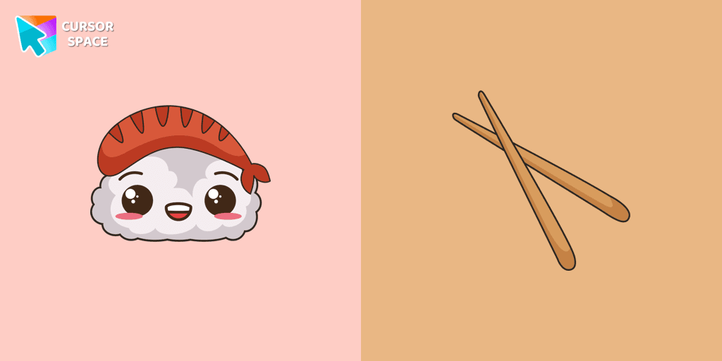 Kawaii Sushi cursor