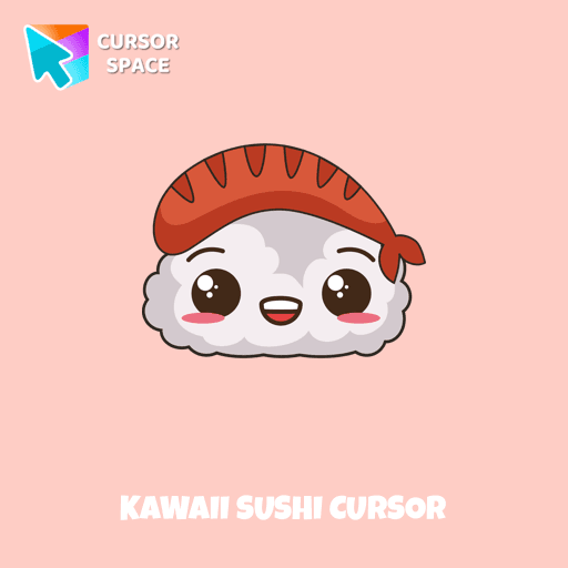 Kawaii Sushi cursor arrow cursor