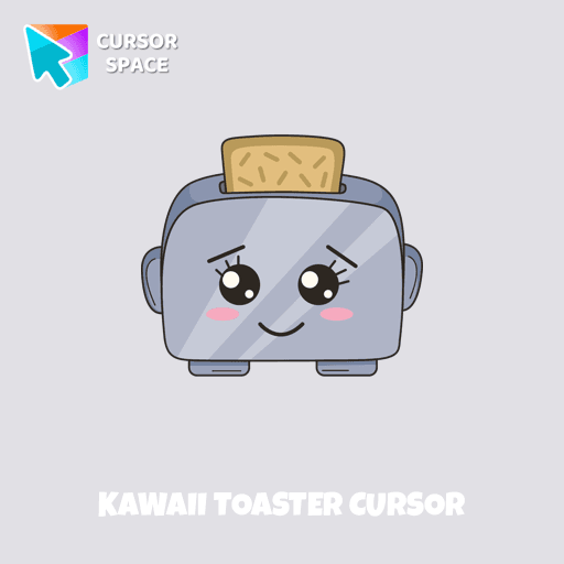 Kawaii Toaster cursor arrow cursor
