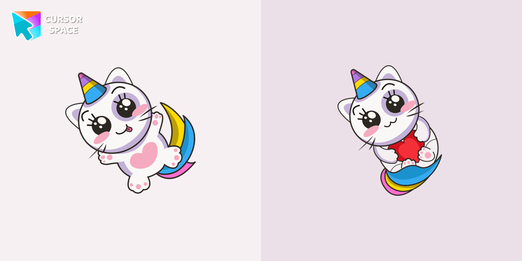 Kawaii Unicorn cursor