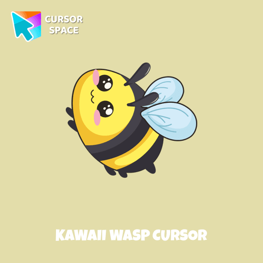 Kawaii Wasp cursor arrow cursor