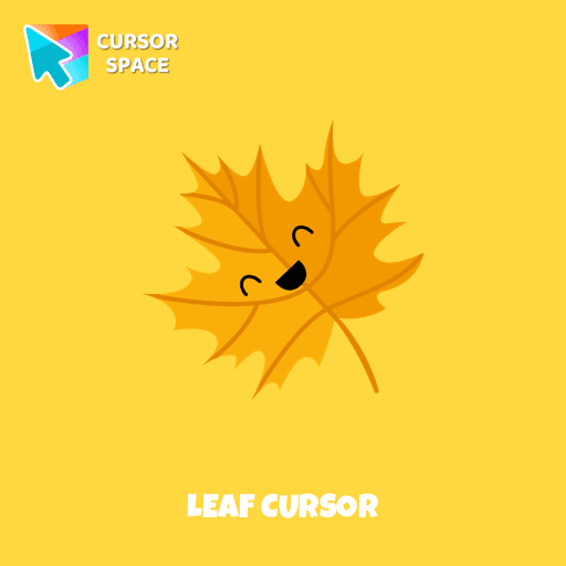Leaf cursor arrow cursor