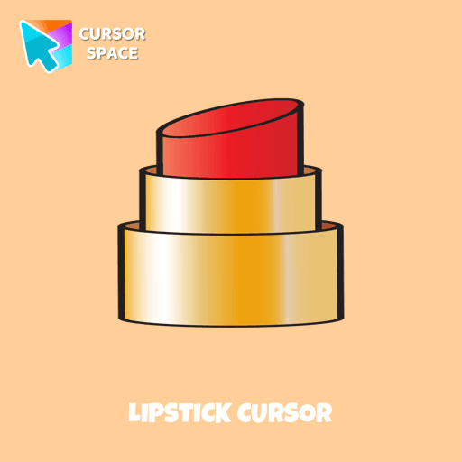 Lipstick cursor pointer cursor