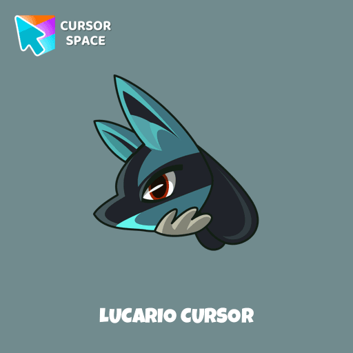 Lucario cursor arrow cursor
