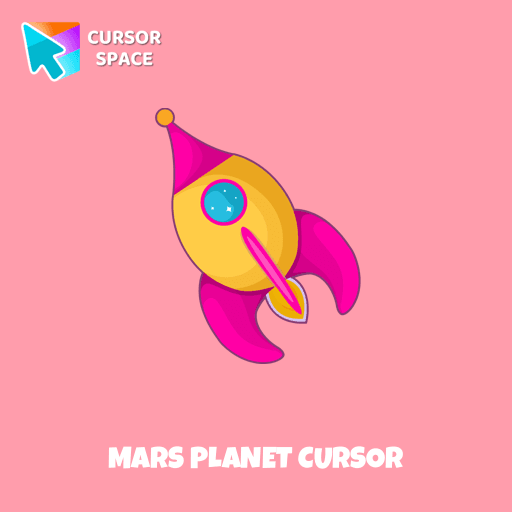 Mars Planet cursor arrow cursor