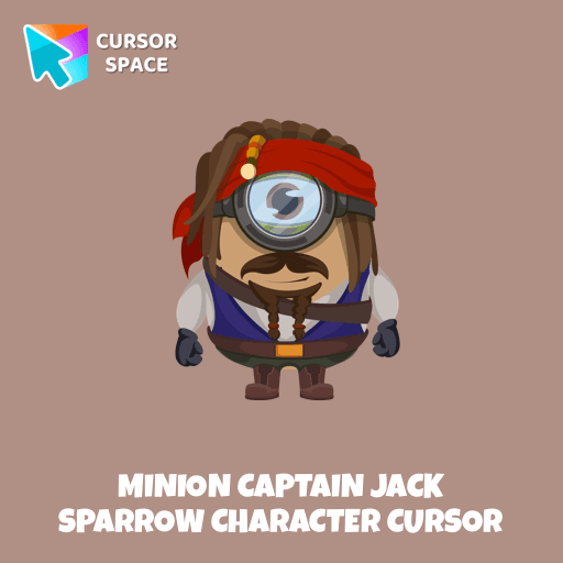 Minion Captain Jack Sparrow Character cursor arrow cursor