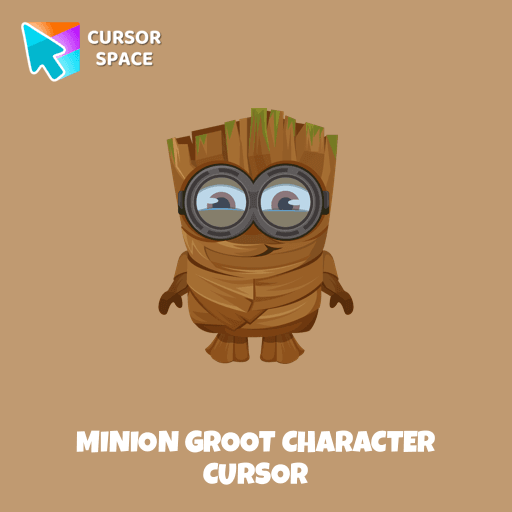 Minion Groot Character cursor arrow cursor