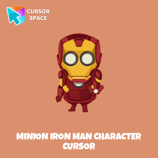 Minion Iron Man Character cursor arrow cursor